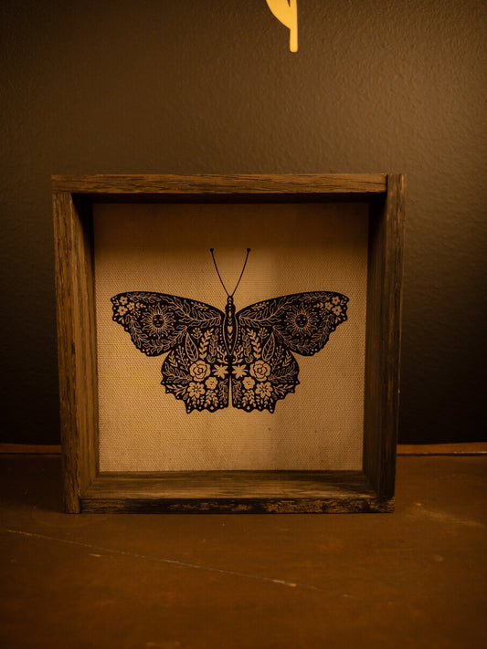 Mourning Wing – Framed Butterfly Art Print