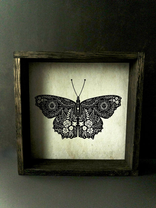 Mourning Wing – Framed Butterfly Art Print
