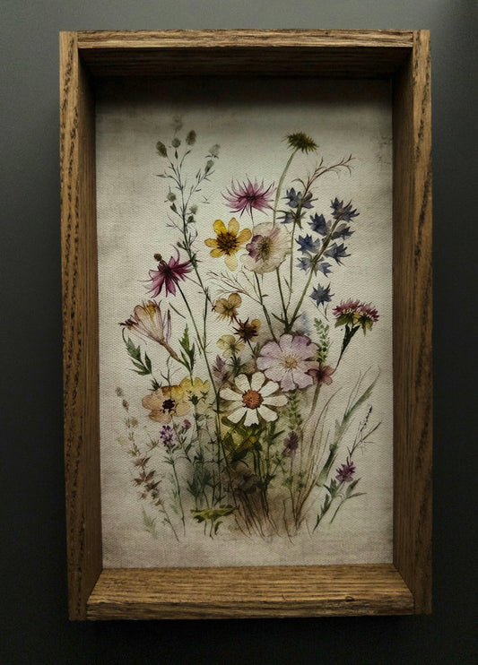 Whisperfield – Framed Wildflower Art Print