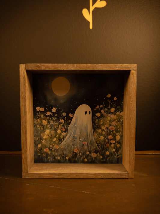 Midnight Bloom – Framed Ghost Art Print