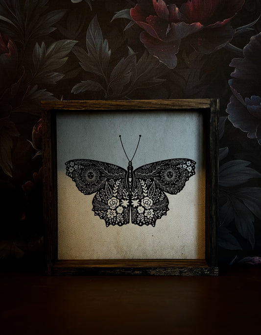 Mourning Wing – Framed Butterfly Art Print